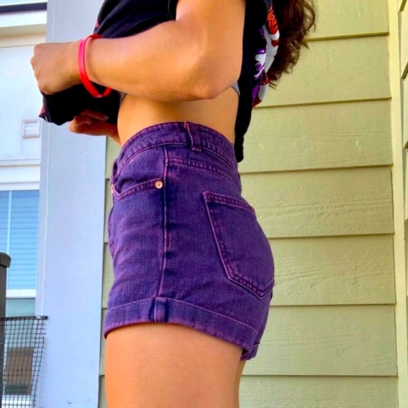 BullHead Mom Shorts Pink Dyed - Picture 4 of 13
